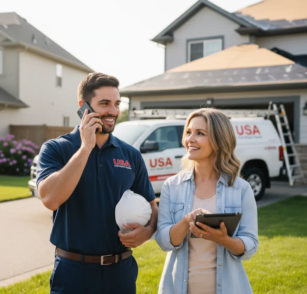 USA Roof Repair Experts customer support in East Point